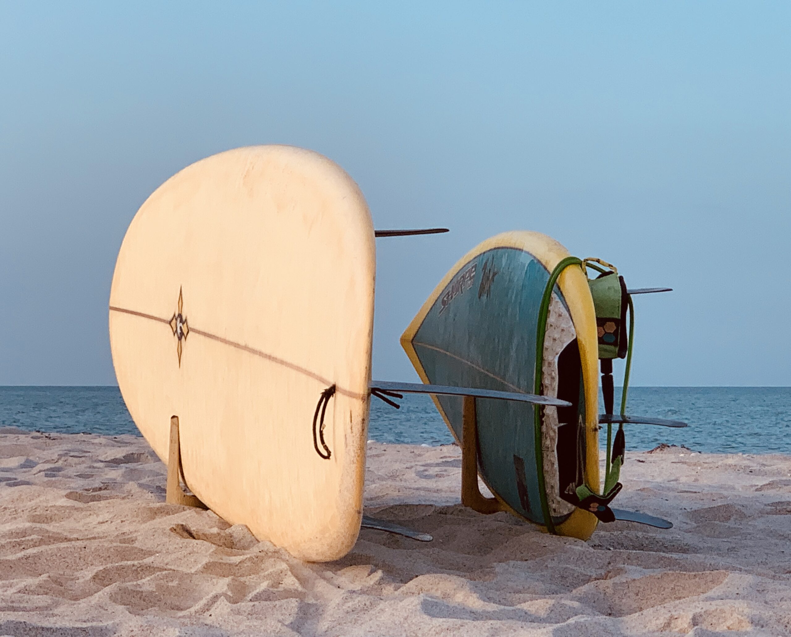Mellow Racks Beach Bamboo Beach Racks - Beach Ropes Outdoor Game